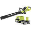 RYOBI RHT1850H25HS - TAGLIASIEPI IBRIDO CON LAMA DOPPIA AZIONE AFFILATA AL DIAMANTE DA 50 CM 18V - 1 BATTERIA DA 2,5AH - RYOBI