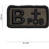 V-STORM PATCH GRUPPO SANGUIGNO B POSITIVO IN TESSUTO CON VELCRO