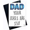 Peachy Antics Divertente festa del papà divertente di compleanno per Dad humour Rude novità maturo biglietti di Natale Cards grezzo laughter Dad biglietti di auguri PC324