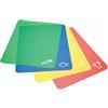 KitchenCraft Set di 4 Taglieri Flessibili in Polietilene Non Tossico, 38 cm x 30 cm - Multicolore
