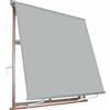 VERDELOOK - Tenda da sole Milos a caduta avvolgibile con braccetti colore grigio - h2,45x3 metri