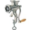 Westmark Tritacarne con disco perforato, Con imbuti per salsicce e inserto per pasta frolla, Supporto a morsetto da tavolo, Dimensione 10, Acciaio fuso stagnato, Argento, 97542260