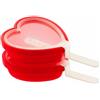 Koala Stampi per Gelato Cuore Set per 2, Silicone Plastica, Tinta Unita