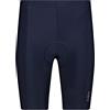 CMP - Pantaloncini Elasticizzati da Bici da Uomo, Black Blue, 46