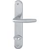 Hoppe Maniglia Verona - su piastra lunga Buntbart distanza, per porte dello spessore di 37 - 47 mm, argento anodizzato, 1 pezzi, 2949527