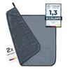 NATARO® 2x Dry it. Panno premium per asciugatura - panno in microfibra extra assorbente per la casa, la doccia, l'auto - privo di pelucchi - assorbimento d'acqua elevato - antigraffio 40x50 cm