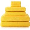 Top Towel - Combinazione - 2 Asciugamani da Bidet o Viso - 2 Asciugamani da Lavabo o Mani + 2 Asciugamani da Doccia - Set di Asciugamani - Asciugamani da Bagno 100% Cotone
