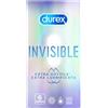 Durex Invisible profilattico sottile Extra lubrificato 6 pezzi