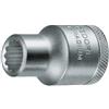 GEDORE Inserto per Chiave a Bussola, Attacco 1/2 pollici, 12.5 mm, Bocca Dodecagonale, Chiave a Bussola 20 mm, Utensile, D 19 20, Acciaio Cromato
