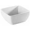 ARTHUR KRUPP Ciotola quadra cm 12,5x12,5x6,5 Easy Black&White melamina bianco