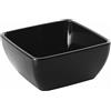 ARTHUR KRUPP Ciotola quadra cm 12,5x12,5x6,5 Easy Black&White melamina nero