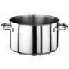PADERNO WORLD CUISINE Casseruola alta 2 maniglie cm 18 Serie 1000 inox h cm 10,8 Lt 2,7