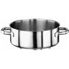 PADERNO WORLD CUISINE Casseruola bassa 2 maniglie cm 20 Serie 1000 inox h cm 7,5 Lt 2,5