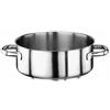 PADERNO WORLD CUISINE Casseruola bassa 2 maniglie cm 28 Serie 1000 inox h cm 9,5 Lt 5,8