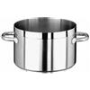 PADERNO WORLD CUISINE Casseruola alta 2 maniglie cm 16 Serie 1100 inox h cm 11 Lt 2,1