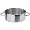 PADERNO WORLD CUISINE Casseruola bassa 2 maniglie cm 40 Serie 1100 inox h cm 15,5 Lt 19,5