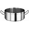 PADERNO WORLD CUISINE Casseruola bassa 2 maniglie cm 40 Serie 2100 inox h cm 15,5 Lt 19,5
