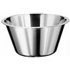 PADERNO WORLD CUISINE Bacinella conica bassa cm 24 inox h cm 9,5 Lt 3