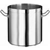 PADERNO WORLD CUISINE Pentola alta cm 45 Serie 2100 inox h cm 45 Lt 70