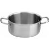 PADERNO WORLD CUISINE Casseruola alta 2 maniglie cm 24 Serie 2500 3-Ply h cm 11,5 Lt 5