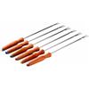 PADERNO WORLD CUISINE Set 6 forchette per fonduta inox manico legno faggio