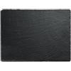 PADERNO WORLD CUISINE Piatto cm 26,5x20,5 ardesia naturale
