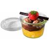 PADERNO WORLD CUISINE Confezione 12 vasetti con coperchio 80 ml vetro