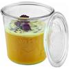 PADERNO WORLD CUISINE Confezione 2 vasetti con coperchio 580 ml vetro