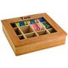APS Scatola porta bustine tè legno chiaro Tee cm 31x28x9