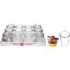 PADERNO WORLD CUISINE Confezione 12 vasetti vetro Gourmet ml 80 Ø cm 6 h 5,5