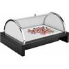 PADERNO WORLD CUISINE Vetrina refrigerata cm 63,5x42,5 H31 acrilico, wengè