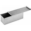 PADERNO WORLD CUISINE Bacinella pan carrè con coperchio cm 20x10x10 acciaio alluminato