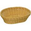 PADERNO WORLD CUISINE Cesta porta pane ovale cm 32x23x7 polyrattan beige