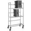 PADERNO WORLD CUISINE Carrello stoccaggio cestelli inox cm 100x50x178,5