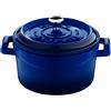 PADERNO WORLD CUISINE Casseruola 2 manici Ø cm 10 Lt 0,35 ghisa blu