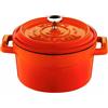 PADERNO WORLD CUISINE Casseruola 2 manici Ø cm 10 Lt 0,35 ghisa arancio
