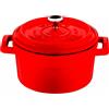 PADERNO WORLD CUISINE Casseruola 2 manici Ø cm 10 Lt 0,35 ghisa rosso