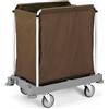 PADERNO WORLD CUISINE Carrello portabiancheria Lt 300 PP Rilsan cm 105x55x105 Kg 12,5
