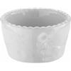 PADERNO WORLD CUISINE Coppa soufflé cordonata Ø cm 11 h 6 porcellana bianco
