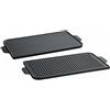 PADERNO WORLD CUISINE Bistecchiera reversibile cm 26x47 ghisa smaltata nera