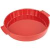 PEUGEOT Pirofila tonda festonata Appolia gres smaltato Red Ø cm 28 h 4,5 Lt 2,2