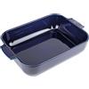 PEUGEOT Pirofila rettangolare Appolia gres smaltato Blue cm 26x20x6,5 Lt 2,7