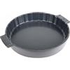 PEUGEOT Pirofila tonda festonata Appolia gres smaltato Slate Ø cm 28 h 4,5 Lt 2,2