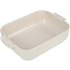 PEUGEOT Pirofila rettangolare Appolia gres smaltato Ecru cm 20x15,5x5,5 Lt 1,4