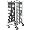 PADERNO WORLD CUISINE Carrello per 28 coppie teglie GN inox cm 60x70x153,5
