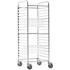 PADERNO WORLD CUISINE Carrello per 36 coppie teglie GN inox cm 73x62x171
