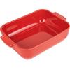 PEUGEOT Pirofila rettangolare Appolia gres smaltato Red cm 20x15,5x5,5 Lt 1,4