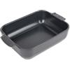 PEUGEOT Pirofila rettangolare Appolia gres smaltato Slate cm 20x15,5x5,5 Lt 1,4