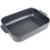PEUGEOT Pirofila rettangolare Appolia gres smaltato Slate cm 26x20x6,5 Lt 2,7
