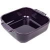 PEUGEOT Pirofila quadra Appolia gres smaltato Eggplant cm 16,3x16,3 h 5,4 Lt 1,1